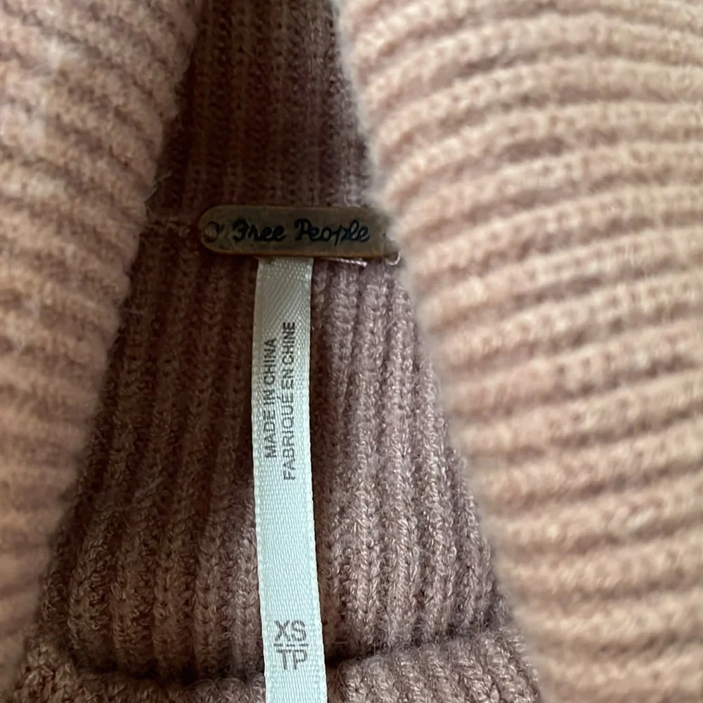 Free People Ottoman Slouchy Tunic Sweater Sz XS - Picture 3 of 9